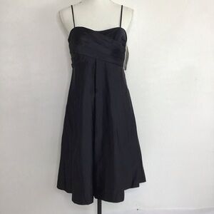 NWT- MELISSA SWEET WOMEN ELEGANT BLACK HEART SHAPE SPAGETTI STRAP EVENT DRESS 10